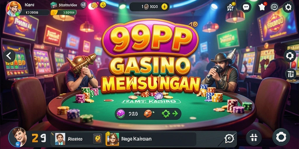 Tampilan gameplay Kasino yang seru dan menarik di 99RP.