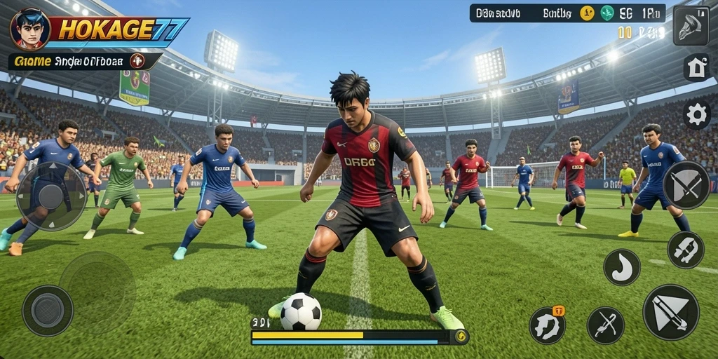 Tampilan gameplay <strong>HOKAGE77</strong> yang dinamis dan penuh aksi.