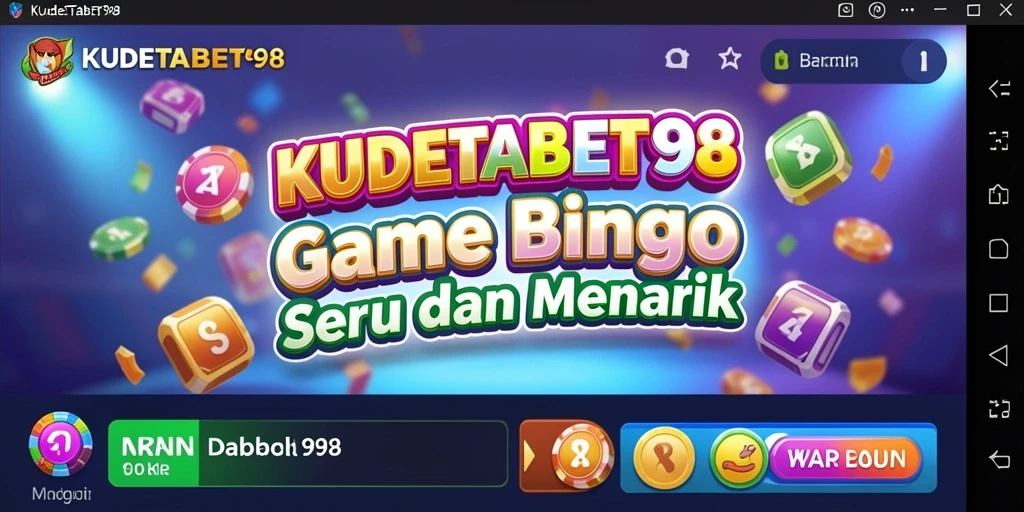 Tangkapan layar utama <strong>KUDETABET98</strong> menampilkan gameplay Bingo yang mengasyikkan.