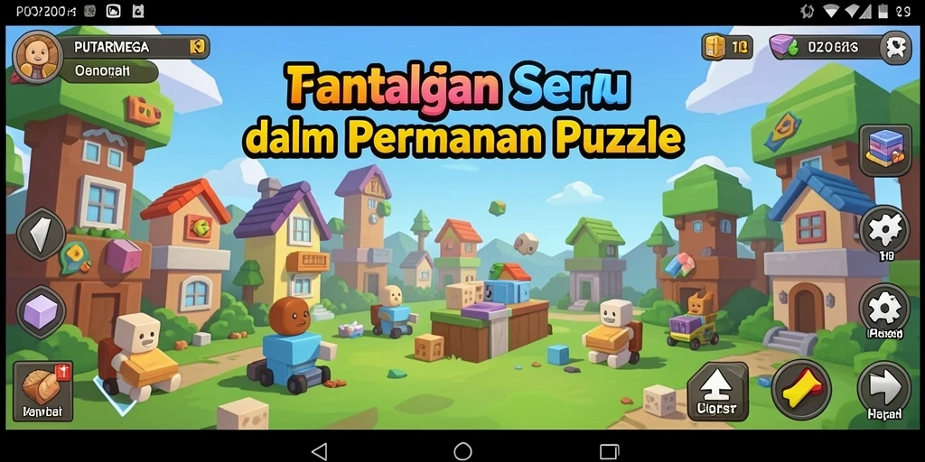 Tampilan gameplay PUTARMEGA yang menarik dan penuh tantangan.
