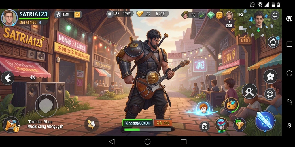 Tampilan gameplay SATRIA123 yang menarik dan interaktif.
